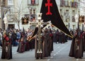 Traditional Holy Week Procession in Valladolid: A Display of Devotion and Heritage Royalty Free Stock Photo