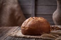 Traditional homemade christmas panettone bread Royalty Free Stock Photo