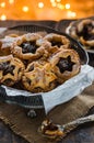 Traditional homemade mince pies. Royalty Free Stock Photo