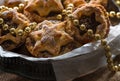 Traditional homemade mince pies. Royalty Free Stock Photo