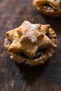 Traditional homemade mince pies. Royalty Free Stock Photo