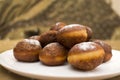 Traditional homemade polish donuts