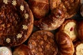 Traditional homemade Russian Easter baked goods