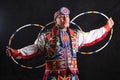 Traditional Hoop Dancer Royalty Free Stock Photo