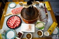 Traditional hot pot in Beijing, China