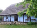 Traditional house in the area of Maramures, Romania. Royalty Free Stock Photo