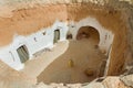 Traditional house of Berbers in the Atlas mountains in Tunisia