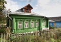 Traditional house in Bogolyubovo. Vladimir oblast. Russia