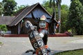 Traditional house of Celebes, Sulawesi, Indonesia Royalty Free Stock Photo