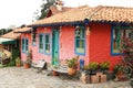 Traditional house in a Colombian village