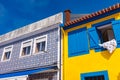 Traditional house facade in Aveiro, Portugal Royalty Free Stock Photo