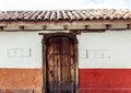 Traditional house facade in San Cristobal