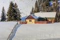 Traditional house in Fundatica village, Romania