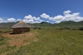 Traditional House in Lesotho Royalty Free Stock Photo