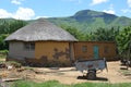 Traditional House in Lesotho Royalty Free Stock Photo