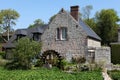 Traditional house with mill wheel