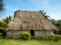 Traditional house of Navala village, Viti Levu, Fiji