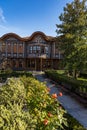 Traditional house in old town in Plovdiv city, Bulgaria. Royalty Free Stock Photo