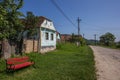 Traditional house in the Romanian town of Copsa Mare