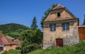 Traditional house in the Romanian town of Copsa Mare