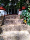 traditional house steps