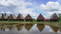 Traditional house in Tentena Royalty Free Stock Photo