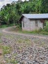 a traditional house in the village