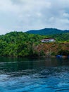 Traditional house with white sky in Matano land