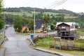 Traditional houses at Curaco de Velez, Chile