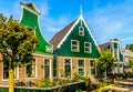 Traditional Houses in the Historic Village of Zaanse Schans