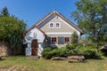 Traditional houses from Hungary, near lake Balaton, village Salfold Royalty Free Stock Photo