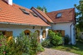 Traditional houses from Hungary, near lake Balaton, village Salfold Royalty Free Stock Photo