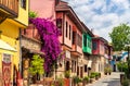 Traditional houses in the old town of Antalya, Turkey