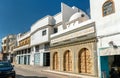 Traditional houses in Medina of Kairouan. A UNESCO world heritage site in Tunisia Royalty Free Stock Photo