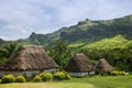 Traditional houses of Navala village, Viti Levu, Fiji