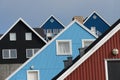 Traditional houses in Nuuk, Greenland