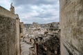 Traditional houses of old town architecture of matera,italy Basilicata