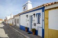 Traditional houses in rural village called Vila Fernando in Alentejo  Portugal Royalty Free Stock Photo