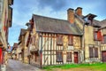 Traditional houses in Troyes, France Royalty Free Stock Photo