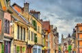 Traditional houses in Troyes, France Royalty Free Stock Photo