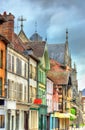 Traditional houses in Troyes, France Royalty Free Stock Photo