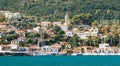 Traditional houses in Vathy Ithaca Greece Ithaka