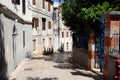 Traditional houses in Veli Losinj island in Croatia Royalty Free Stock Photo