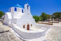 Iconic traditional Ios island, Cyclades, Greece. Royalty Free Stock Photo