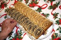 Traditional hungarian christmas walnut and poppy rolls - Beigli