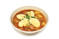 Traditional hungarian hot goulash soup Royalty Free Stock Photo