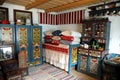 Traditional hungarian house interior