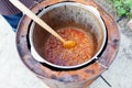 Traditional hungarian soup goulash Royalty Free Stock Photo