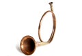 Traditional Hunters Horn in Copper and Brass Royalty Free Stock Photo