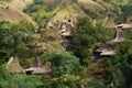 Traditional hut of inhabitant in sumba island